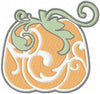 Damask Pumpkin - Comes in 4,5,6 inch Sizes