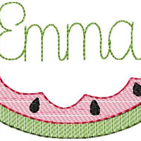 WATERMELON SKETCH STITCH