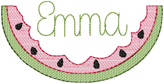 WATERMELON SKETCH STITCH