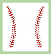 Baseball Stitches comes in 4 sizes 3x3 4x4 6x6 8x8