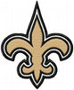 Fleur De Lis - Saints Machine Embroidery Design