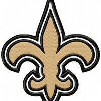 Fleur De Lis - Saints Machine Embroidery Design