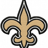 Fleur De Lis - Saints Machine Embroidery Design