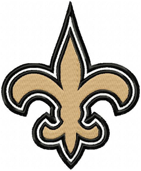 Fleur De Lis - Saints Machine Embroidery Design