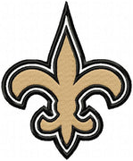 Fleur De Lis - Saints Machine Embroidery Design