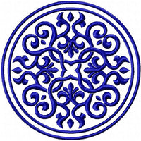 Round Ornate Flourish