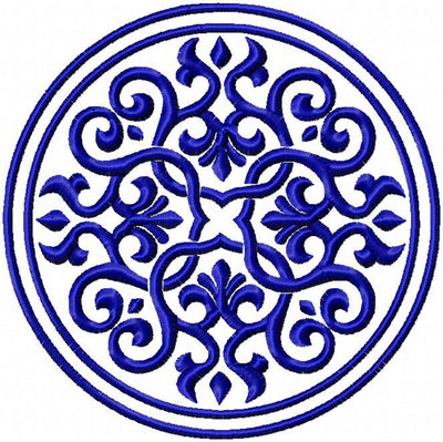 Round Ornate Flourish