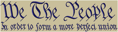 WE THE PEOPLE FONT