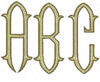 Rococo Font - 3 inch Size