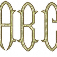 Rococo Font - 3 inch Size