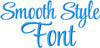 Smooth Style Font - Machine Embroidery Font - Comes in 2 inch size with lower case set and numbers