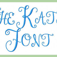 Kathy Monogram Font -Kathy Monogram Font  large letters are 3 inch small are 2 inch