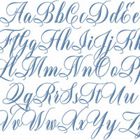 TRACY FONT 2 INCH SIZE